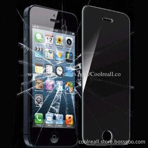 Anti-scratch 9H Tempered-glass Screen Protector for iPhone, Up to 99% High-transparency
